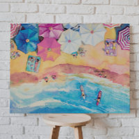 Playa de verano acuática