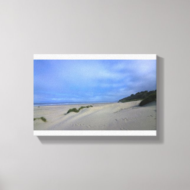 Lienzo Playa de Yaquina Bay, Newport, OR (Anverso)