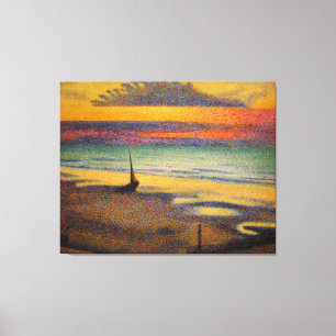 Lienzo Playa en el atraco de Jorte Lemmen 1891