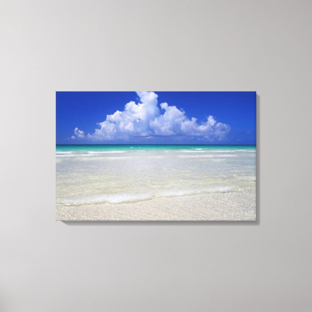 Lienzo Playa luminosa (Anverso)