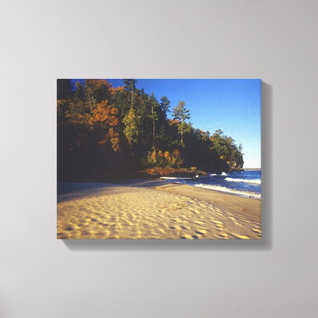 Lienzo Playa Miners en Pictured Rocks National (Anverso)