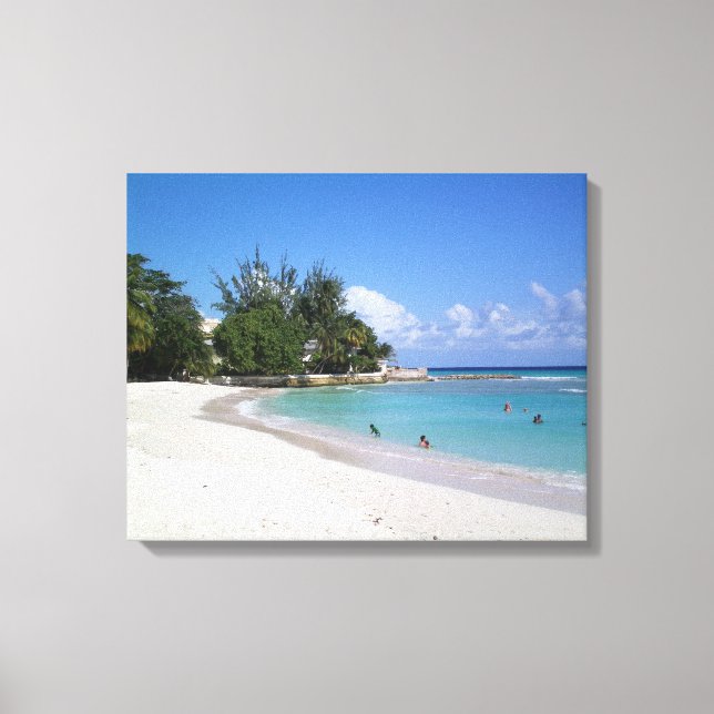 Lienzo Playas de Barbados (Anverso)