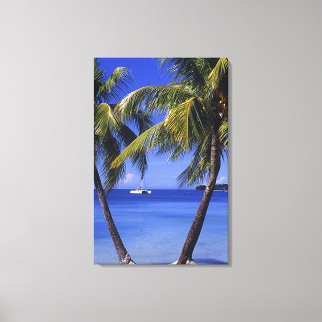 Lienzo Playas en Negril, Jamaica 2 (Anverso)