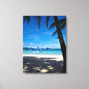 Lienzo Playas tropicales   White Beach Boracay Philippine