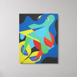 Lienzo Playground of Colored Shapes Canvas Print