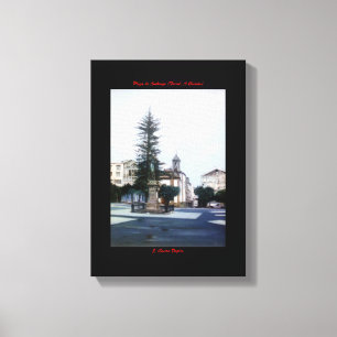 Lienzo Plaza de Amboage (Ferrol. A Coruña)