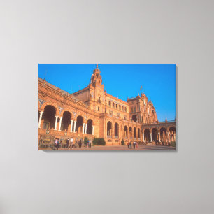 Lienzo Plaza de España en Sevilla.