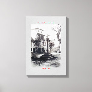 Lienzo Plaza de las Bárbaras (A Coruña)