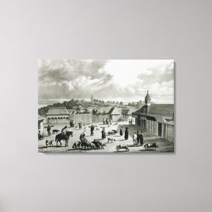 Lienzo Plaza de San Carlos de Chiloe, 1835]