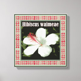 Lienzo Plaza Hibiscus Waimeae