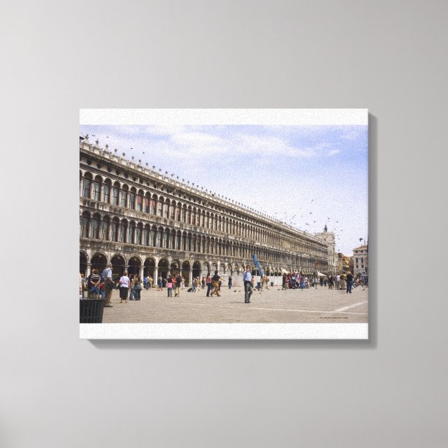 Lienzo Plaza San Marcos, Venecia, Italia (Anverso)