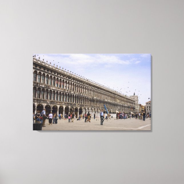 Lienzo Plaza San Marcos, Venecia, Italia (Anverso)