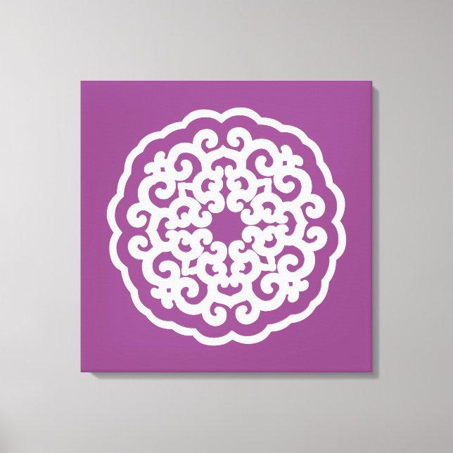 Lienzo Plum Asian Moods Mandalla (Anverso)