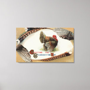 Lienzo Plumas de Turquía