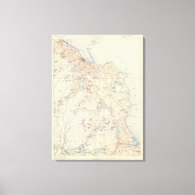 Lienzo Plymouth, Massachusetts (Anverso)