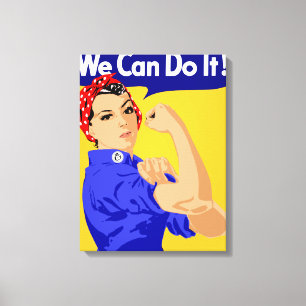 Lienzo ¡Podemos Hacerlo! Rosie The Riveter Poster de la S