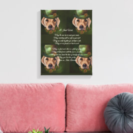 Lienzo Poesía de Labrador Recuperador