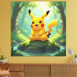 Lienzo Pokémon und seine Treue Freunde