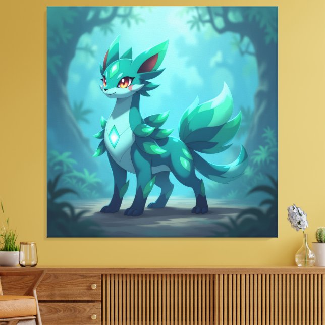 Lienzo Pokémon und seine Treue Freunde (Insitu (Sala de estar))