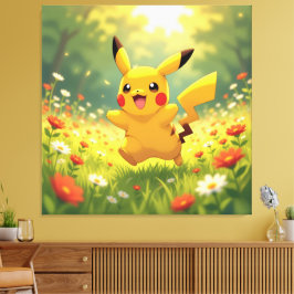 Lienzo Pokémon und seine Treue Freunde