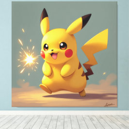 Lienzo Pokémon und seine Treue Freunde Leinwanddruck