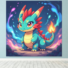 Lienzo Pokémon und seine Treue Freunde Leinwanddruck