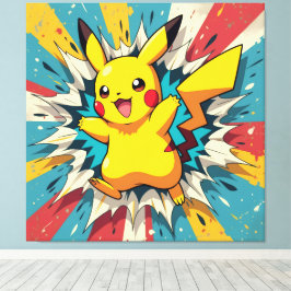 Lienzo Pokémon und seine Treue Freunde Leinwanddruck