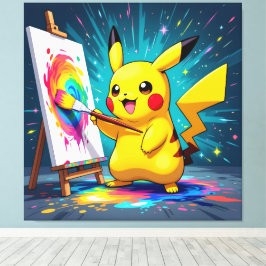 Lienzo Pokémon und seine Treue Freunde Leinwanddruck