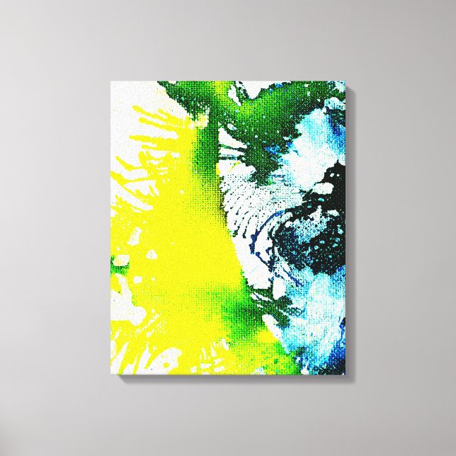 Lienzo Policromoptic #2A de Michael Moffa (Anverso)