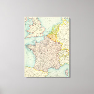 Lienzo Política de Francia, Bélgica y Holanda