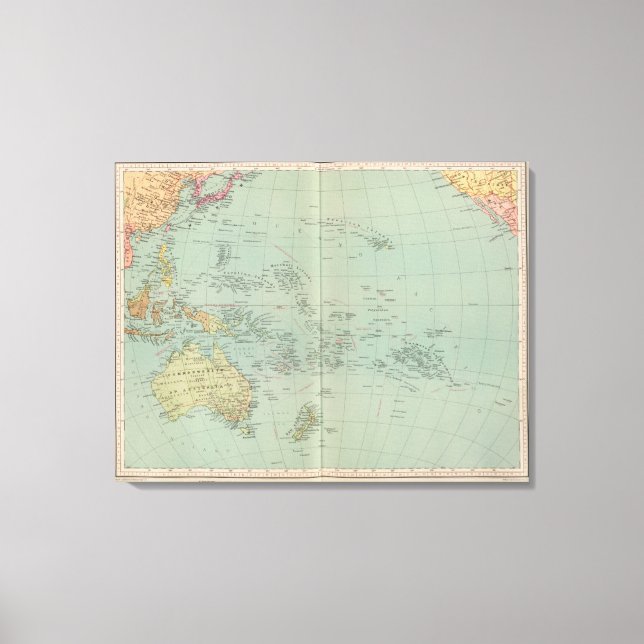 Lienzo Política de Oceanía 16465 (Anverso)
