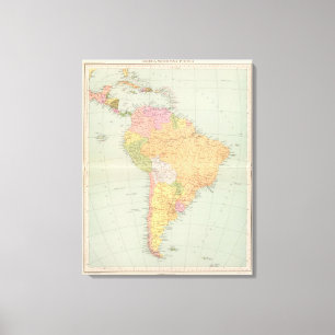 Lienzo Política de Sudamérica de 15152