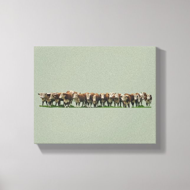 Lienzo Poll Herefords (Anverso)