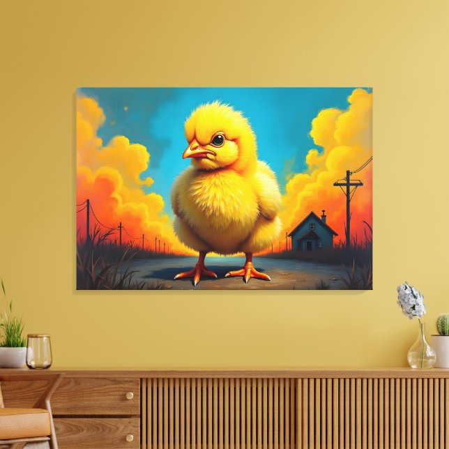Lienzo Pollo bebé (Insitu (Sala de estar))