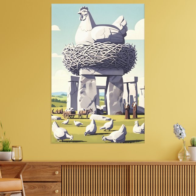 Lienzo Pollo divertido (Insitu (Sala de estar))