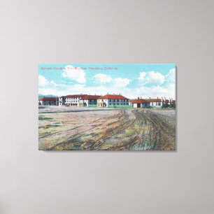 Lienzo Pone a tierra la vista del Hospital General,