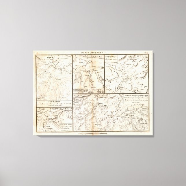 Lienzo Pont naturels (Anverso)