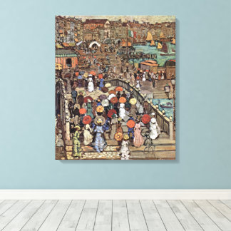Lienzo Ponte Della Paglia, Venecia de Maurice Prendergast