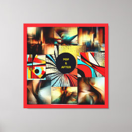 Lienzo POP & AFTER - ABSTRATO - Impressão em tela