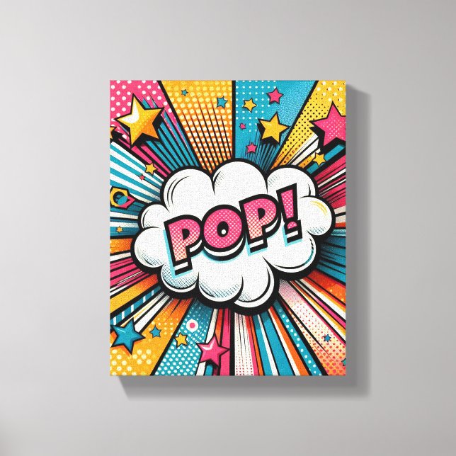 Lienzo Pop-art (Anverso)