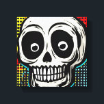 Lienzo "Pop Art Calavera: Un giro contemporáneo<br><div class="desc">Título: "Pop Art Calavera: A Contemporary Twist" Obra de Nate Haselton Design Description: "Paso a un mundo donde la tradición se encuentra con la modernidad con nuestro dinámico arte de lienzo titulado 'Pop Art Calavera: Un giro contemporáneo.' Este cautivador artículo toma el emblemático cráneo de Calavera y lo reimagina a...</div>
