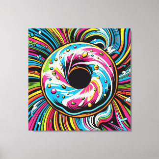 Lienzo Pop Art Donut