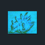 Lienzo Pop Conch<br><div class="desc">Esta huella de concha con temática playera le da un toque artístico a cualquier habitación.</div>