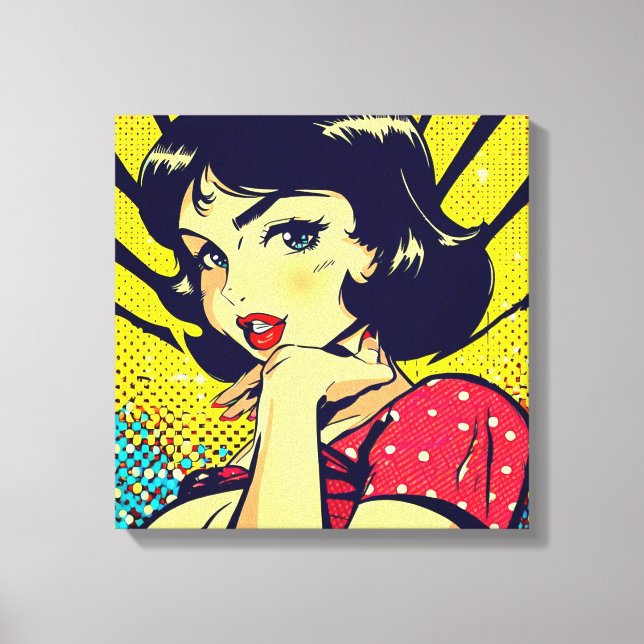 Lienzo Pop japonés número 1 (Anverso)