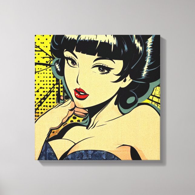 Lienzo Pop japonés número 2 (Anverso)