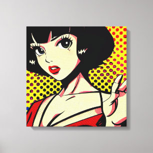 Lienzo Pop japonés número 4
