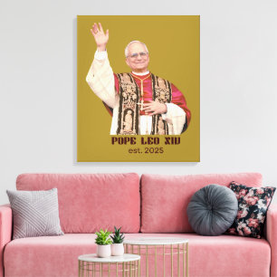Lienzo Pope Leo XIV Est 2025 Commemorative