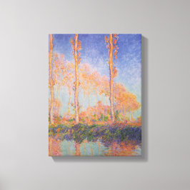 Lienzo Poplars – Pappeln, Autumn – Claude Monet, 1891