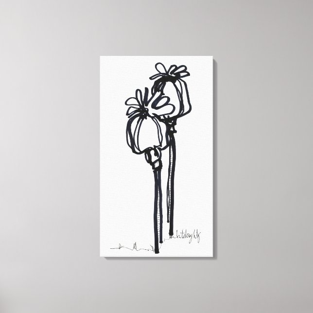 Lienzo Poppies 1 (Anverso)