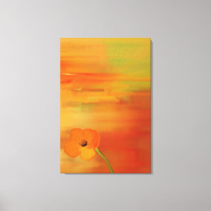 Lienzo Poppies en flor -abstracto